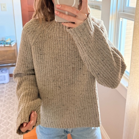 Mollusk Teddy Sweater Oatmeal Small - Picture 2 of 8